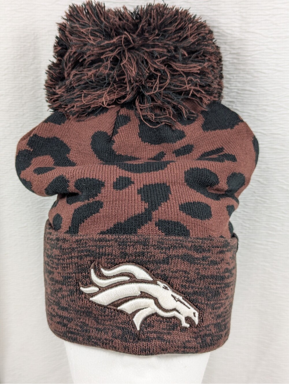 Denver Broncos - '47 Brand - Brown Cuffed Knit Pom Top Beanie Hat Cap